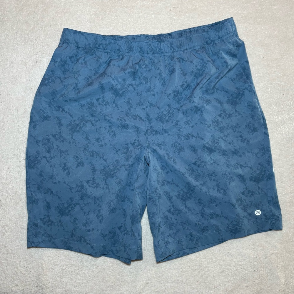 Etonic mens blue  athletic  outdoor sportswear pull on trunks size L summer beac